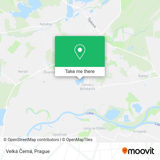 Карта Velká Černá