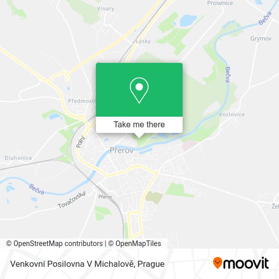 Venkovní Posilovna V Michalově map