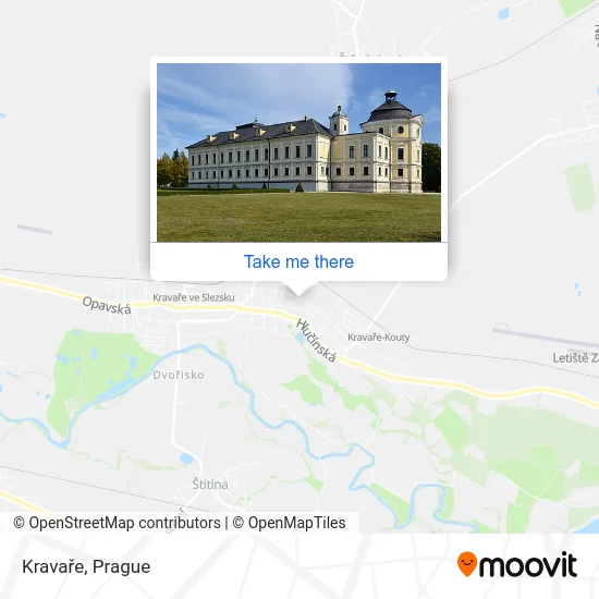 Карта Kravaře
