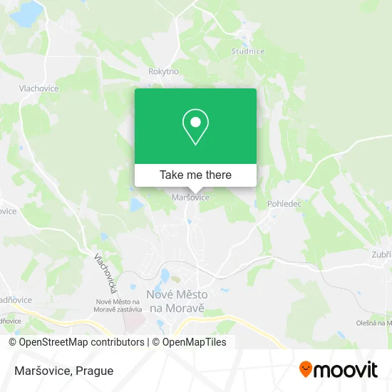 Карта Maršovice
