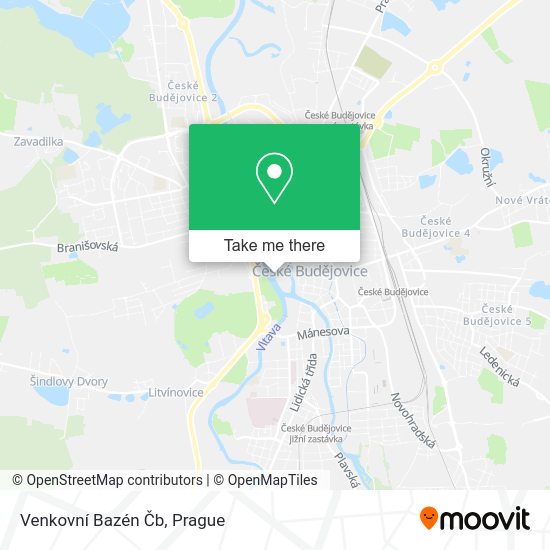Venkovní Bazén Čb map