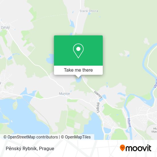Pěnský Rybník map