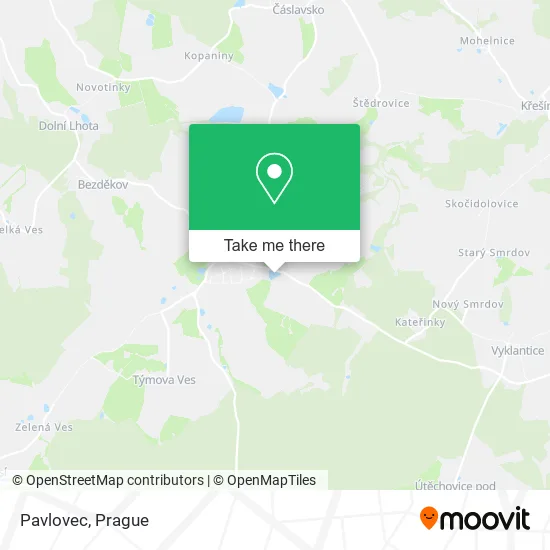 Карта Pavlovec