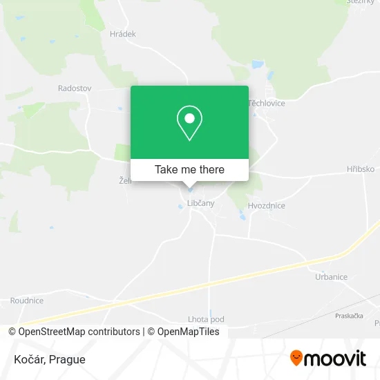 Карта Kočár