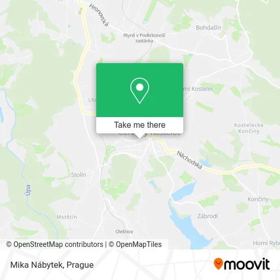 Карта Mika Nábytek