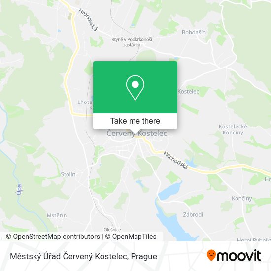 Městský Úřad Červený Kostelec map