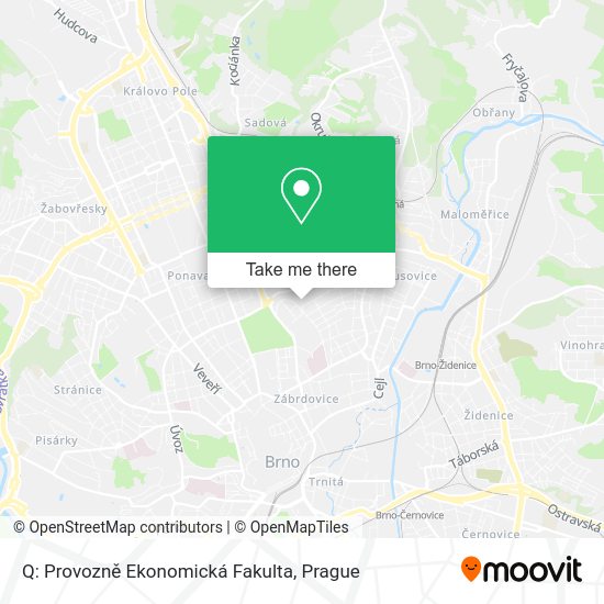 Q: Provozně Ekonomická Fakulta map