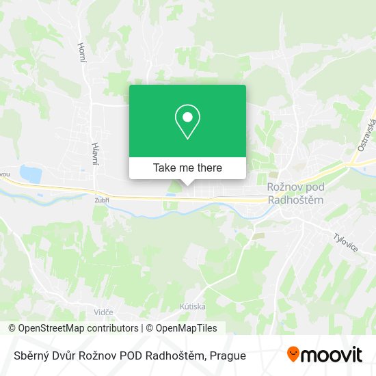 Sběrný Dvůr Rožnov POD Radhoštěm map