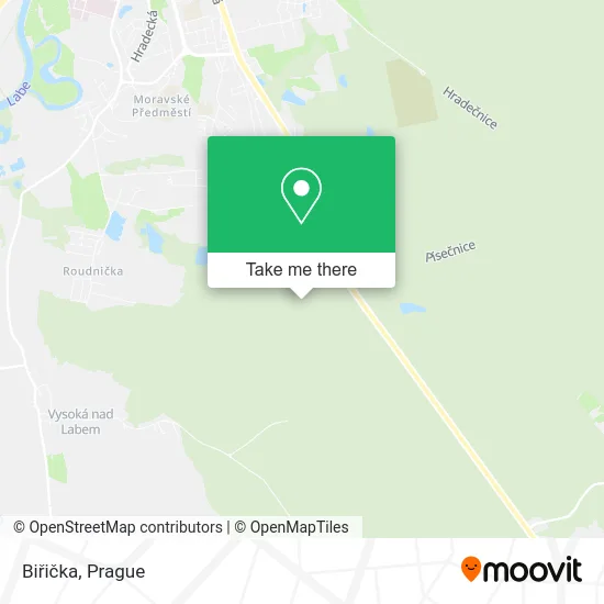 Карта Biřička