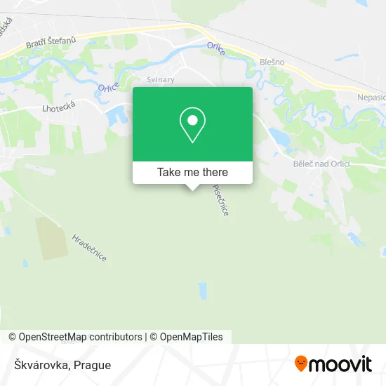 Карта Škvárovka