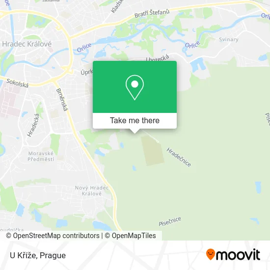 Карта U Kříže