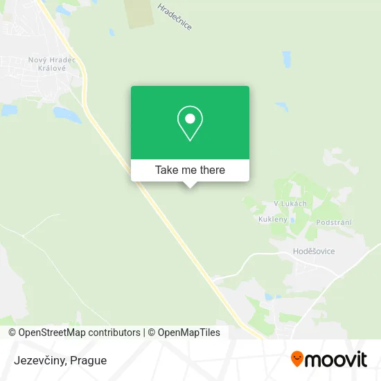 Карта Jezevčiny