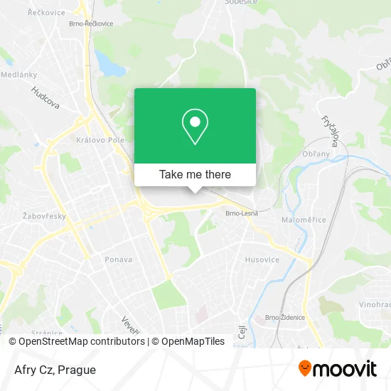 Карта Afry Cz