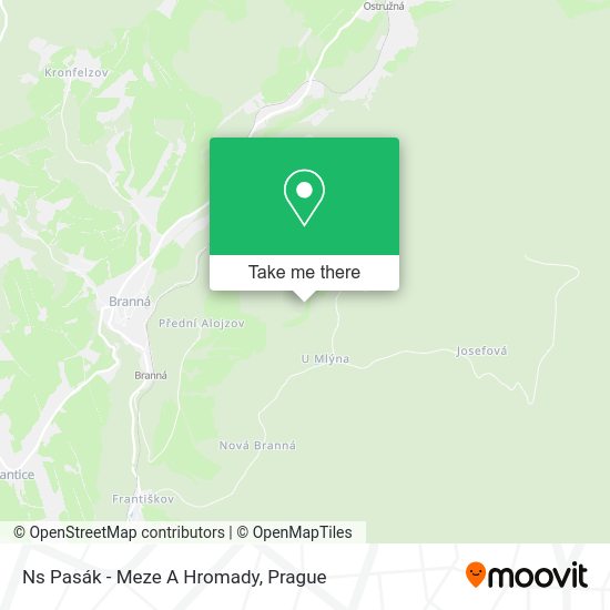 Ns Pasák - Meze A Hromady map