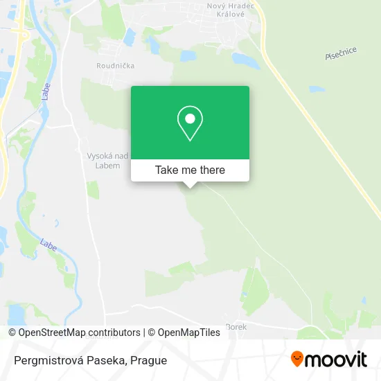 Карта Pergmistrová Paseka