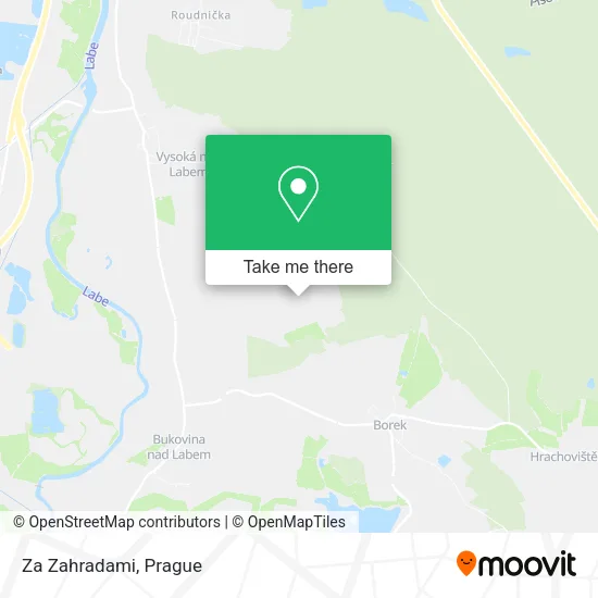 Карта Za Zahradami