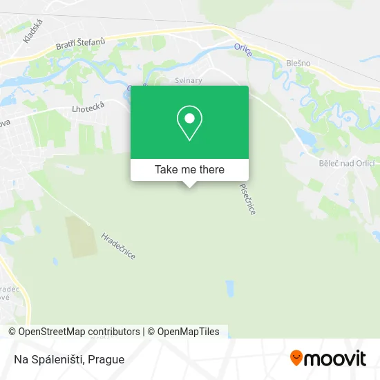 Карта Na Spáleništi