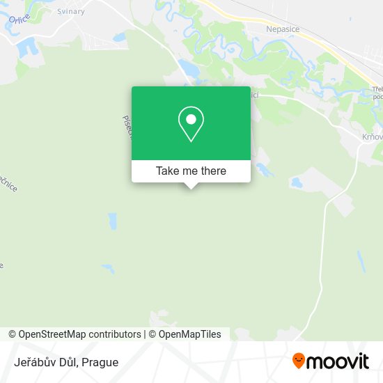 Jeřábův Důl map