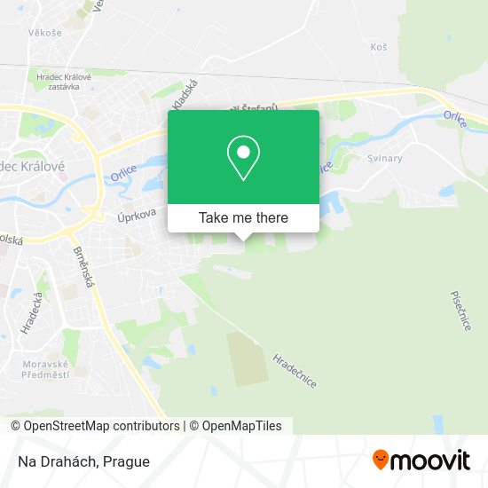Карта Na Drahách
