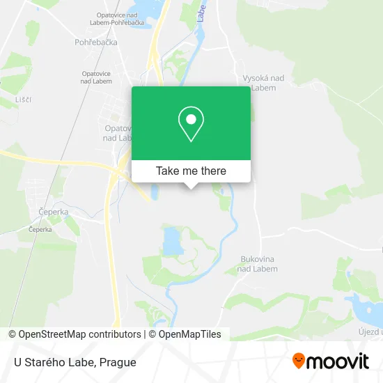 Карта U Starého Labe