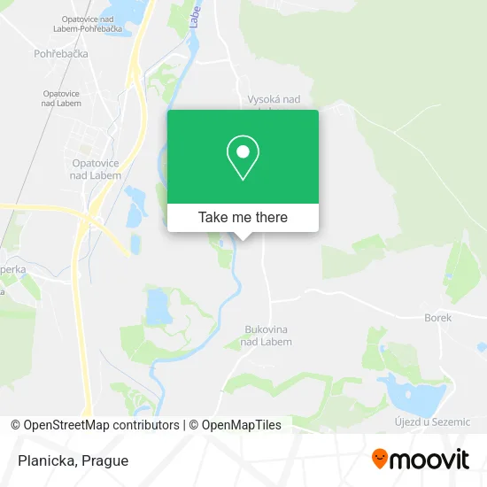 Карта Planicka