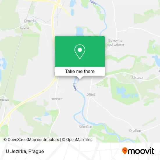 Карта U Jezírka