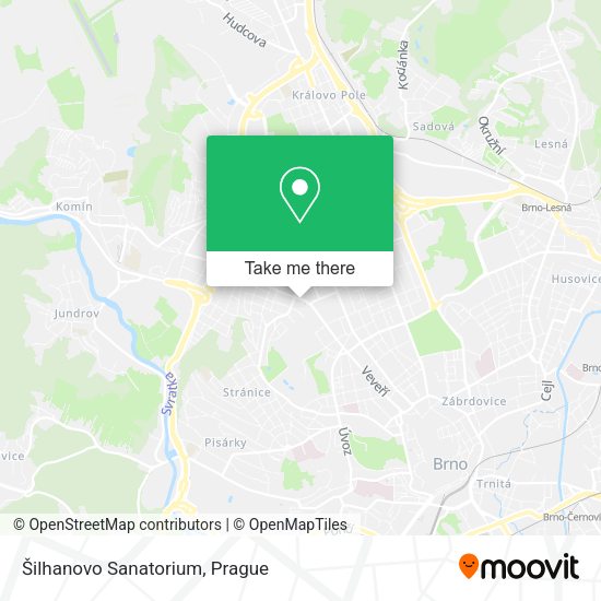 Šilhanovo Sanatorium map