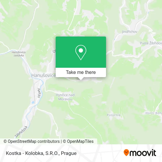 Карта Kostka - Kolobka, S.R.O.