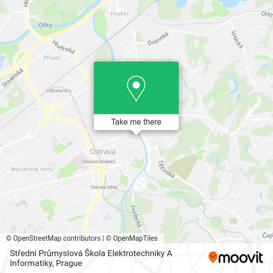 Střední Průmyslová Škola Elektrotechniky A Informatiky map