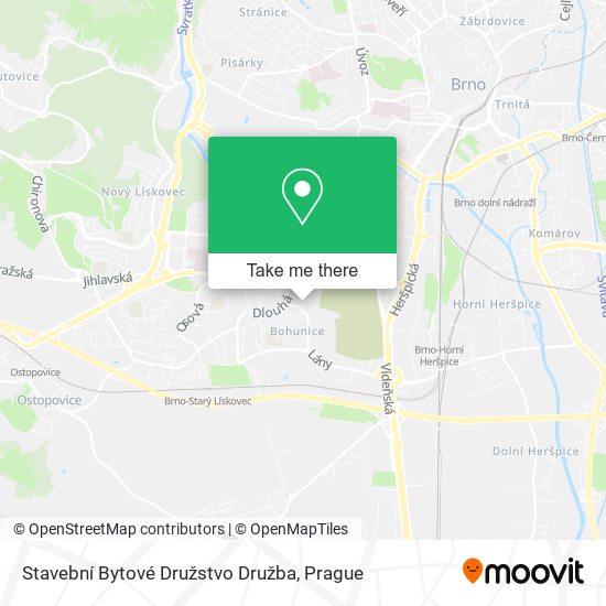 Stavební Bytové Družstvo Družba map
