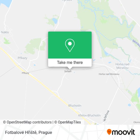 Fotbalové Hřiště map