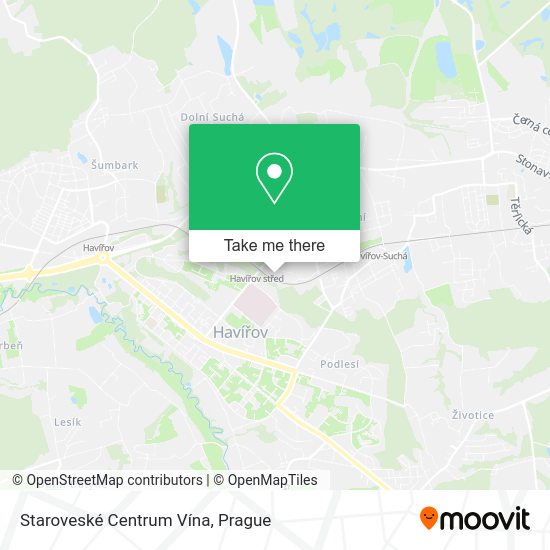 Staroveské Centrum Vína map