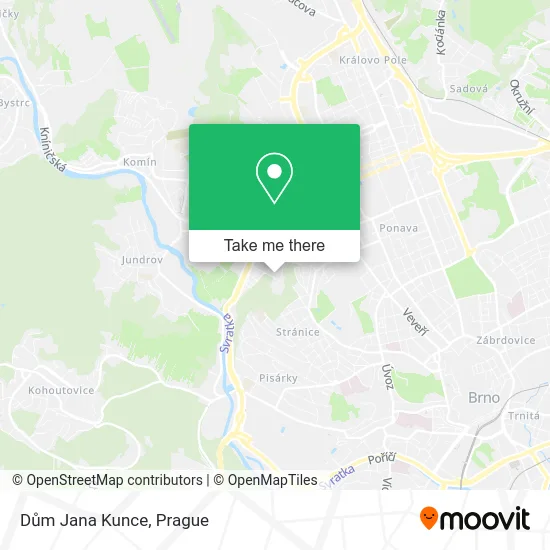 Карта Dům Jana Kunce