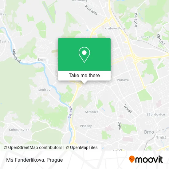 Карта Mš Fanderlíkova