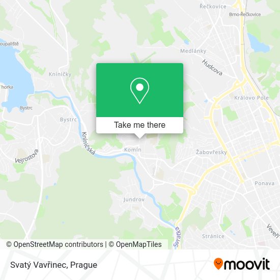 Svatý Vavřinec map
