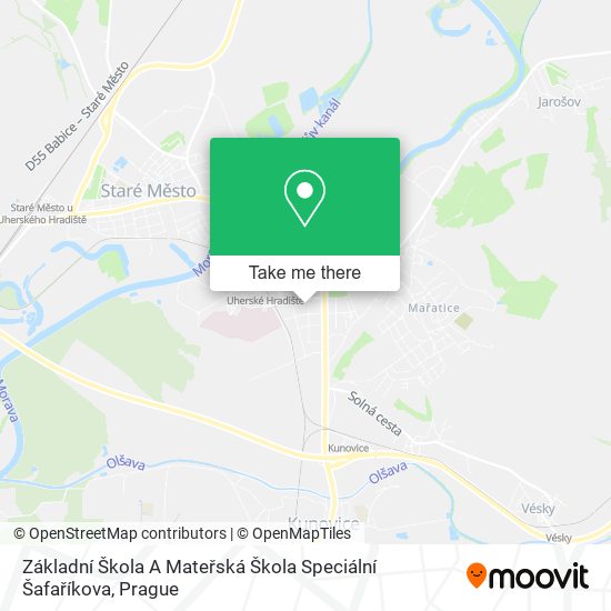 Základní Škola A Mateřská Škola Speciální Šafaříkova map