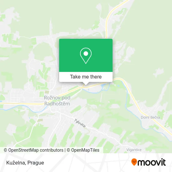 Карта Kuželna