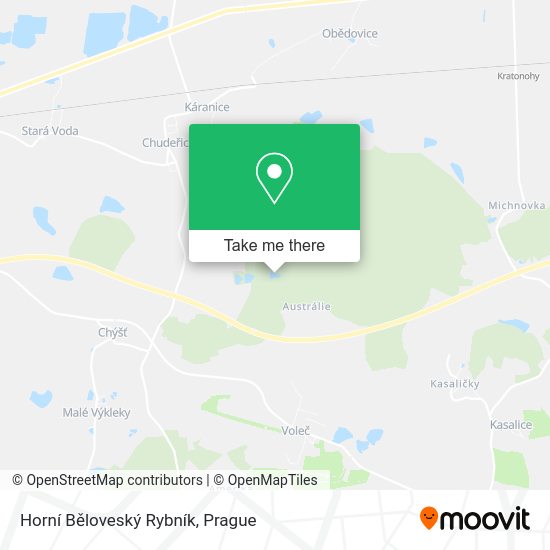 Horní Běloveský Rybník map