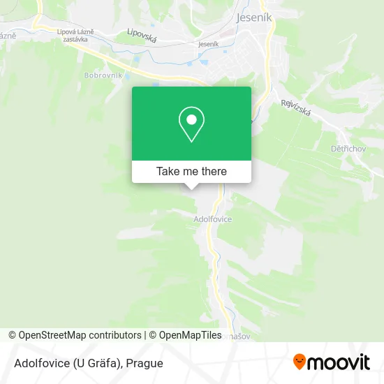 Карта Adolfovice (U Gräfa)