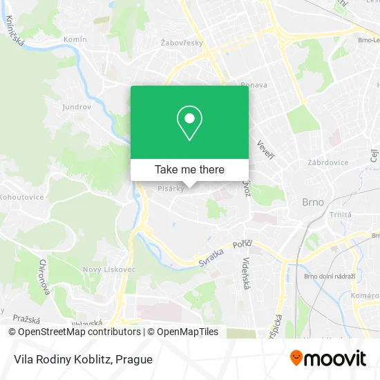 Карта Vila Rodiny Koblitz