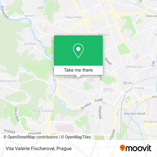 Vila Valerie Fischerové map