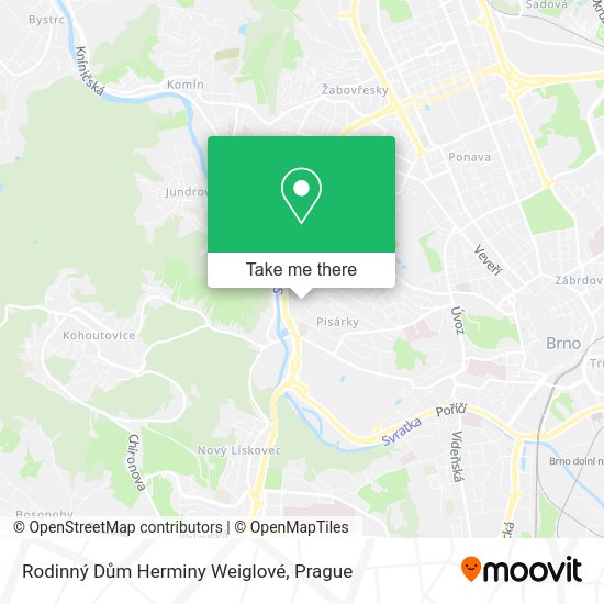 Rodinný Dům Herminy Weiglové map