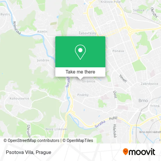 Карта Psotova Vila
