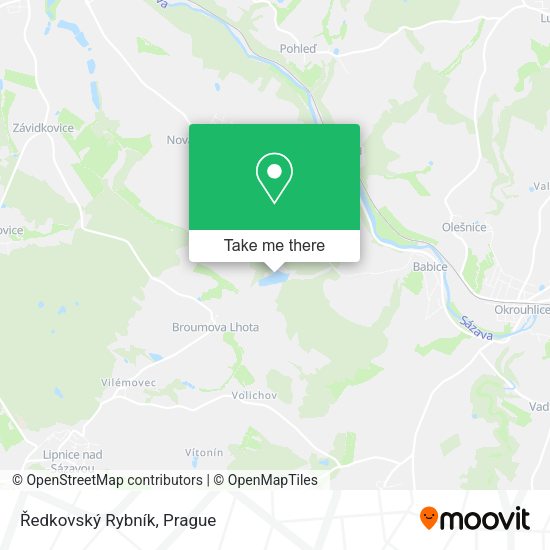 Ředkovský Rybník map