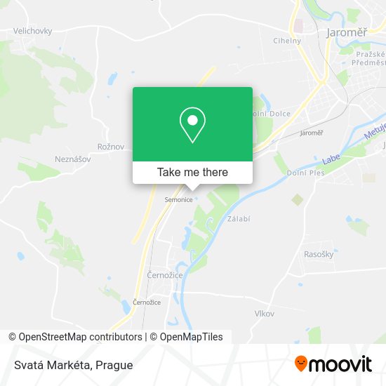 Svatá Markéta map