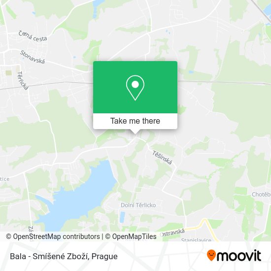 Bala - Smíšené Zboží map