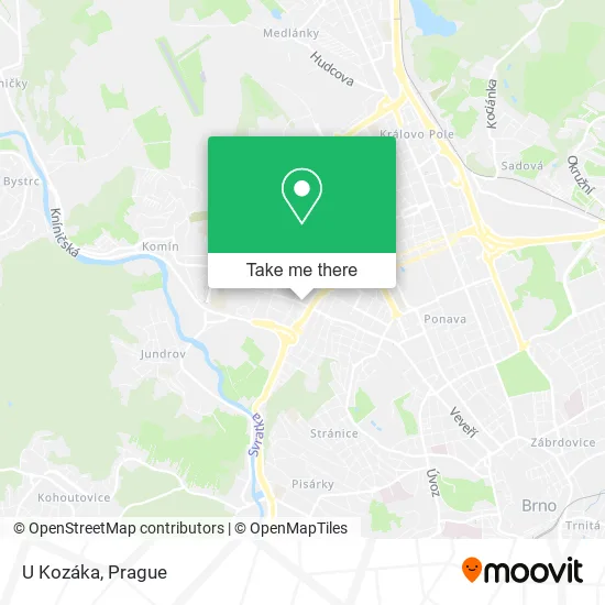 Карта U Kozáka