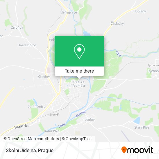 Školní Jídelna map