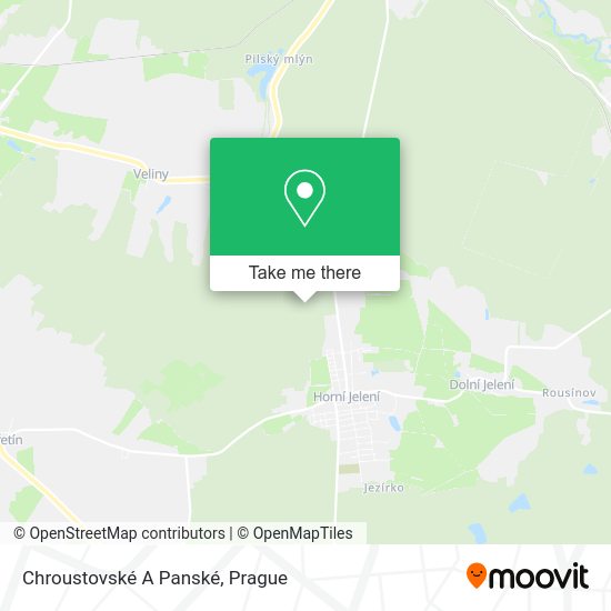 Chroustovské A Panské map