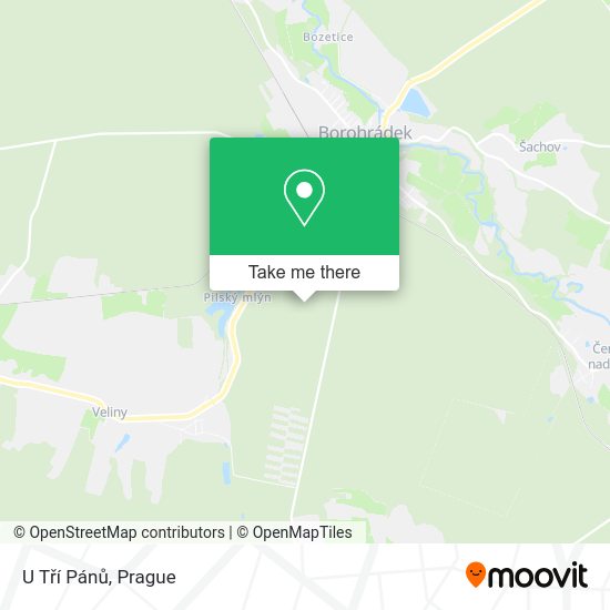 U Tří Pánů map